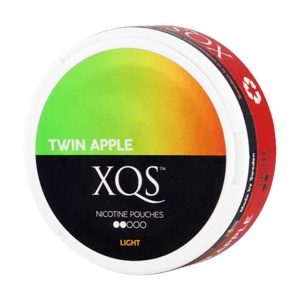 Pouches de nicotina XQS Twin Apple Light