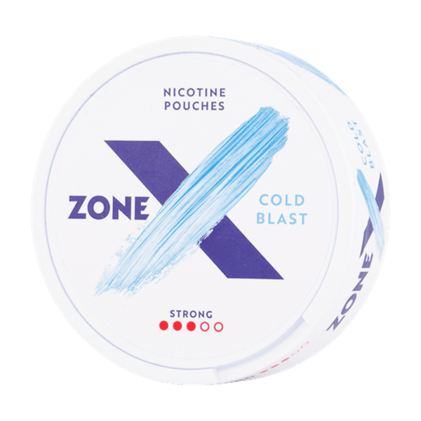 Poches de nicotine ZoneX Cold Blast Strong