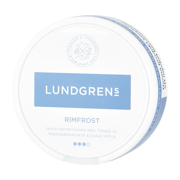 Poches de nicotine Lundgrens Rimfrost