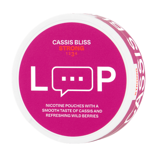 LOOP Cassis Bliss Strong nicotine pouches