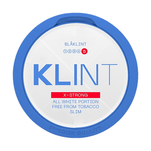 KLINT Blåklint Slim X-Strong nicotine pouches