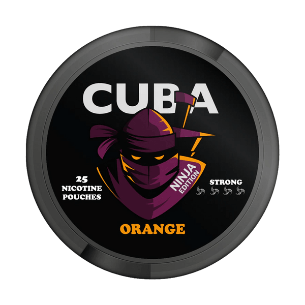 Poches de nicotine CUBA Ninja Orange