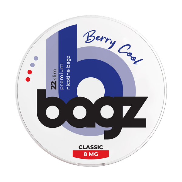 Bagz Berry Cool 8mg nicotine pouches