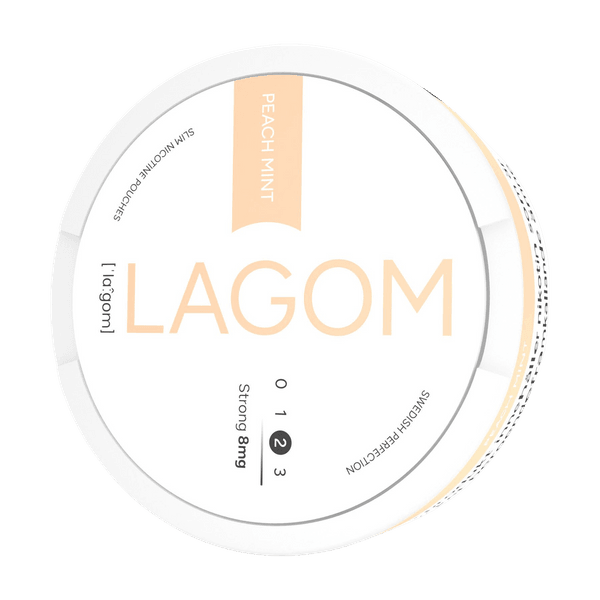 LAGOM Peach Mint 8mg Snus