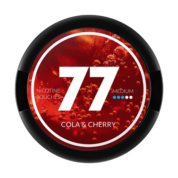 Poches de nicotine 77 Cola Cherry Medium