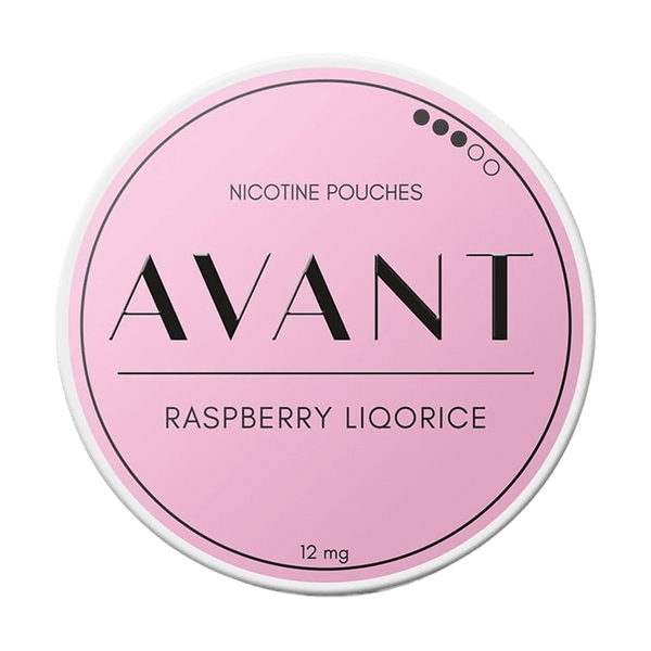 Poches de nicotine Avant Raspberry Liqorice