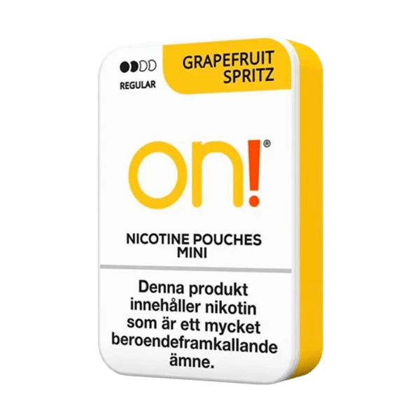 Poches de nicotine on! On! Grapefruit Spritz 9mg