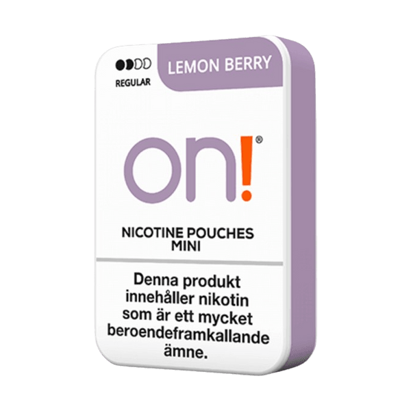 Poches de nicotine on! On! Lemon Berry 9mg