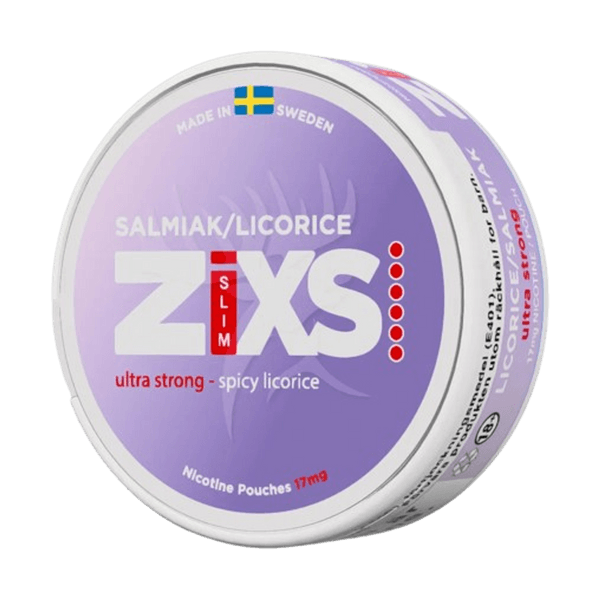 Poches de nicotine ZIXS Salmiak Ultra Strong