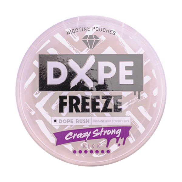 DXPE Freeze Crazy Strong nikotino maišeliai