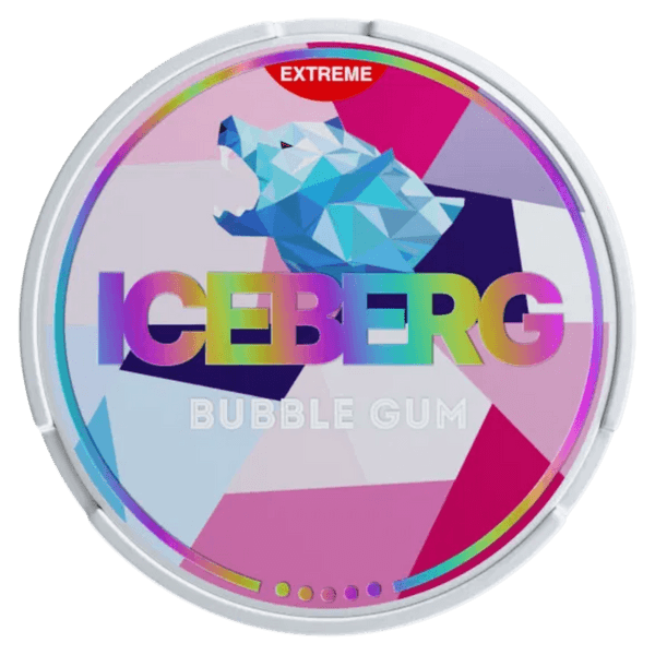 Poches de nicotine ICEBERG ICEBERG Bubble Gum Extra Strong