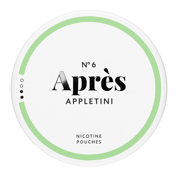 Poches de nicotine Après Appletini