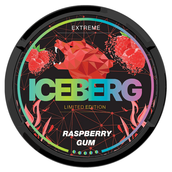 Poches de nicotine ICEBERG ICEBERG Raspberry Gum Extreme