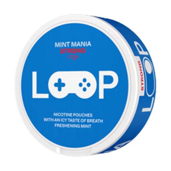 LOOP Mint Mania Strong nikotino maišeliai