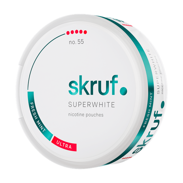 Poches de nicotine SKRUF Fresh Mint Ultra no 55