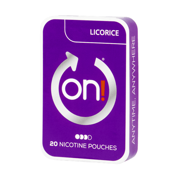 Pouches de nicotina on! Liquorice 6mg