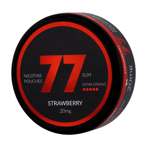 Poches de nicotine 77 77 Strawberry Medium